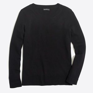 NWT J.Crew Factory Teddy Sweater Black